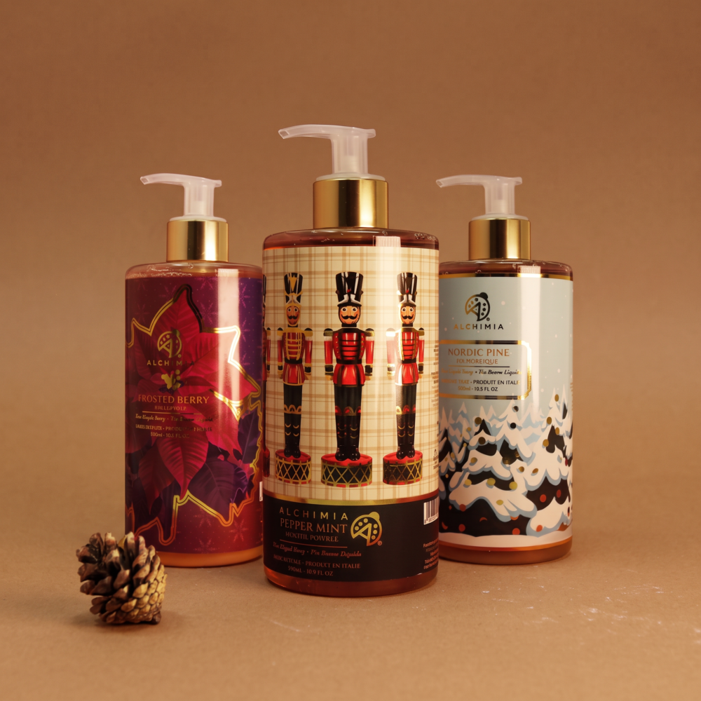 sapone liquido natalizio di alchimia soap