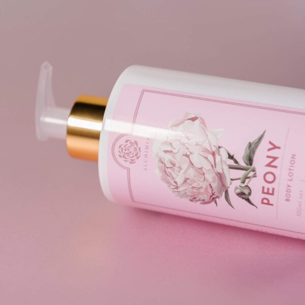 crema fluida per il corpo al profumo di peonia