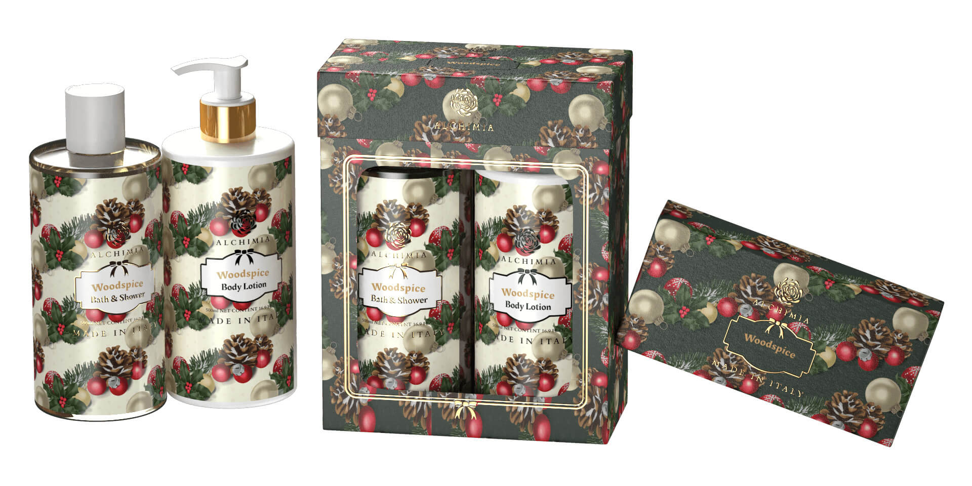box natalizia saponi woodspice Alchimia Soap