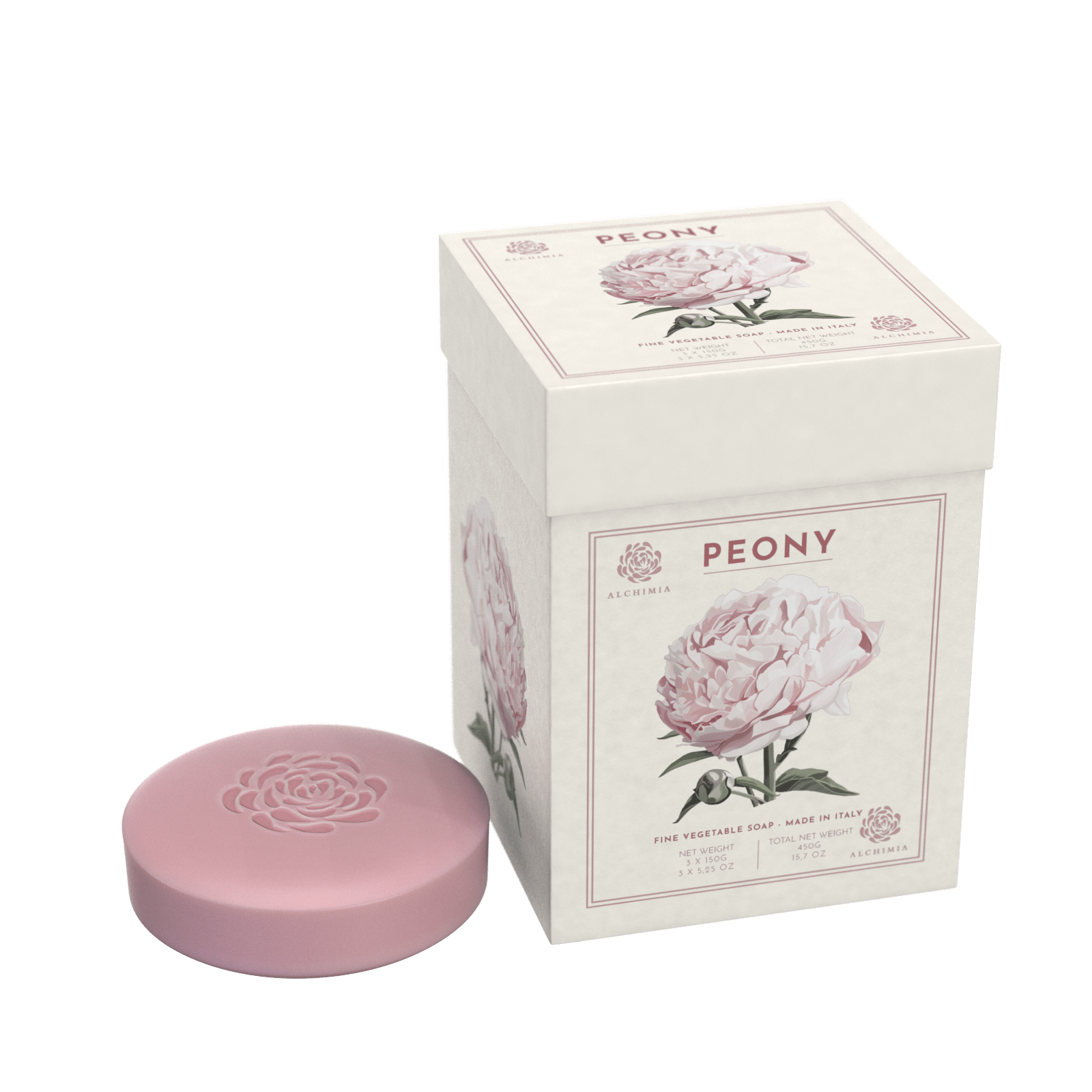 sapone solido alla peonia - Alchimia Soap