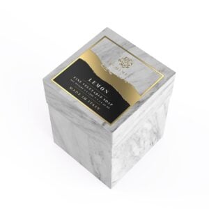 set saponi vegetali 3x150g marmo A al limone