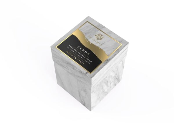 set saponi vegetali 3x150g marmo A al limone