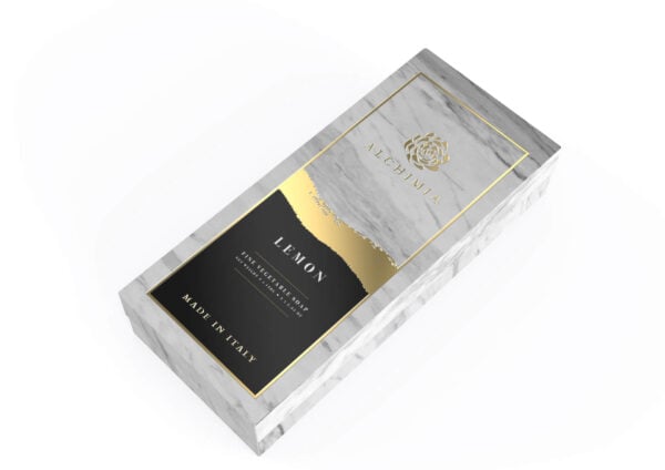 set saponi vegetali 3x150g marmo D al limone