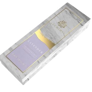 set 3 saponi solidi "marmo" alla lavanda - alchimia soap