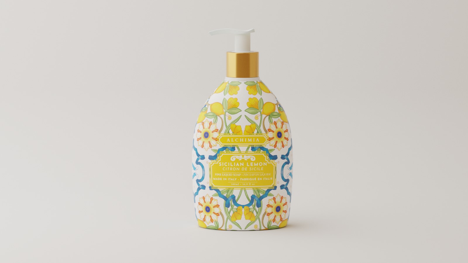 Sicilian lemon liquid soap