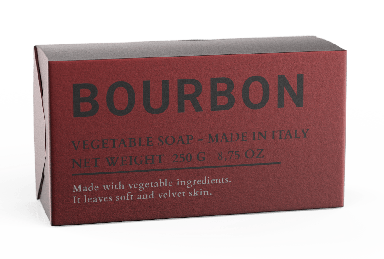 sapone solido da uomo al Bourbon - Alchimia Soap