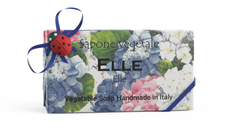 sapone solido con coccinella - linea Classica Ladybug Alchimia Soap - fragranza Elle