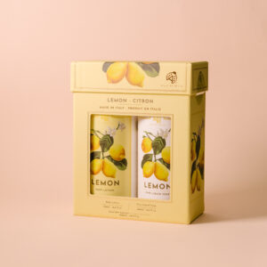 gift box soap: body lotion + liquid soap Lemon - Alchimia Soap