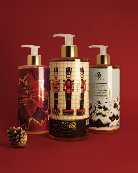 sapone liquido di natale