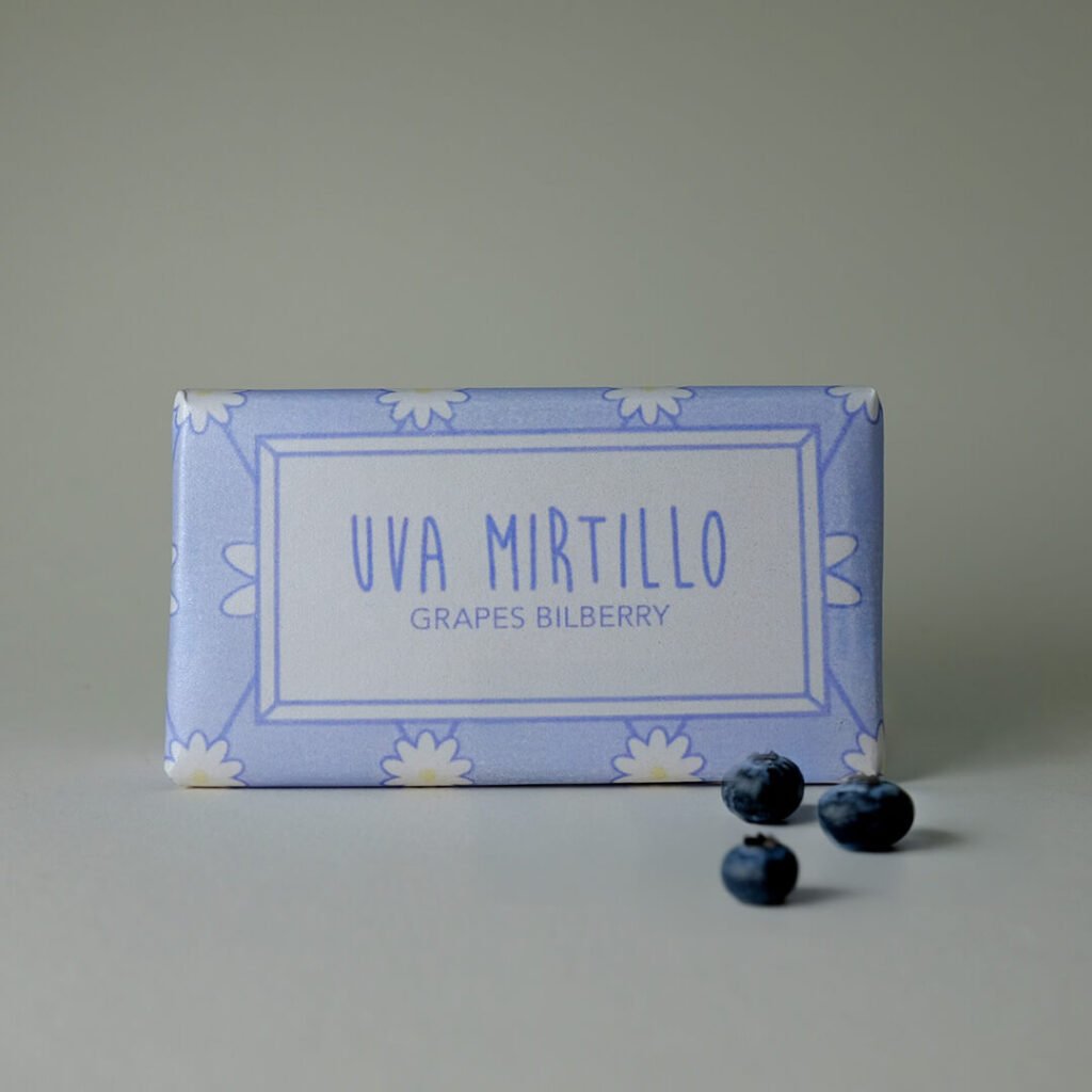 sapone all'uva e mirtillo - saponi primaverili Alchimia Soap