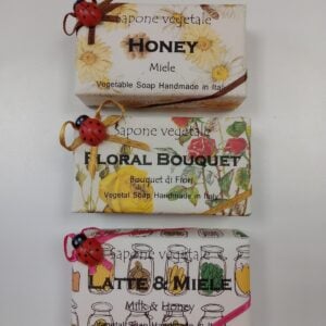 Vegetable Bar Soap 200g -  ASSORTED BOX of 24 pz.