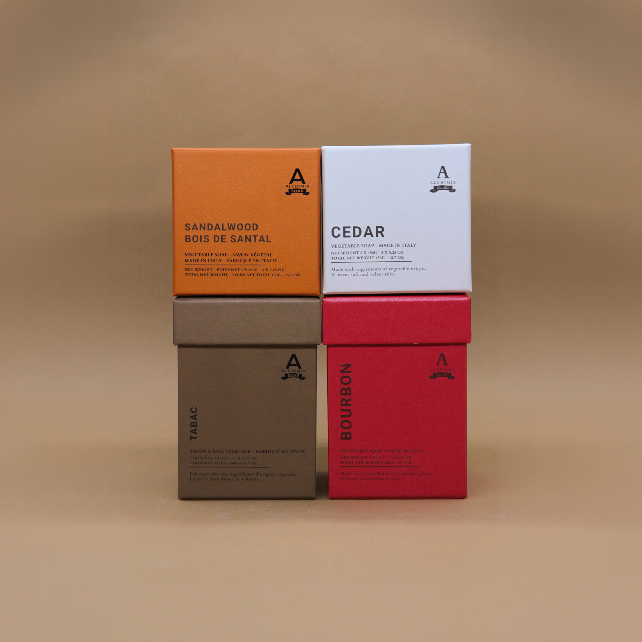 Box 3x150g Solid Soap - MAN