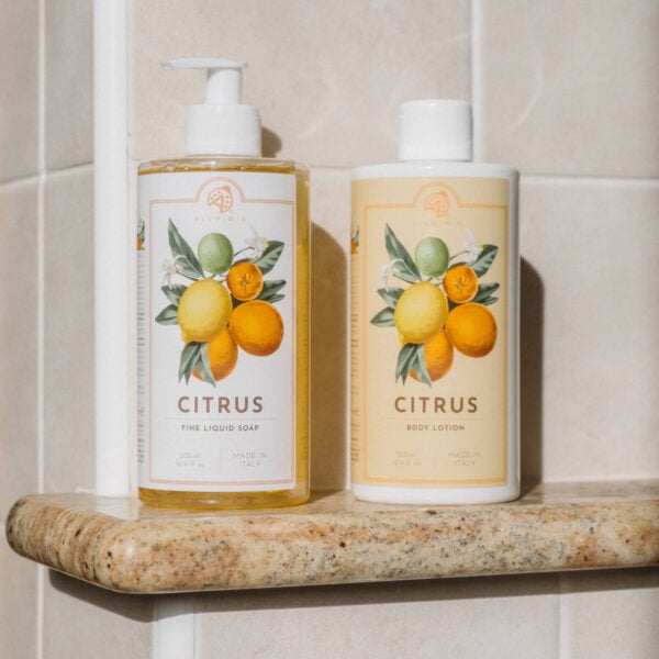 sapone liquido e crema corpo agli agrumi in gift box prodotti corpo
