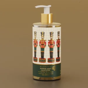 sapone liquido natalizio alla menta piperita (peppermint) - Alchimia Soap