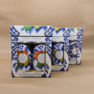 GIFT BOX DI ALCHIMIA SOAP DELLA LINEA BLU, PROFUMAZIONI: CITRUS, LIMONE, OLIO D'OLIVA